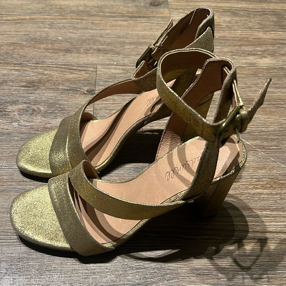 Madewell - Liv Gold Sandal W 8.5